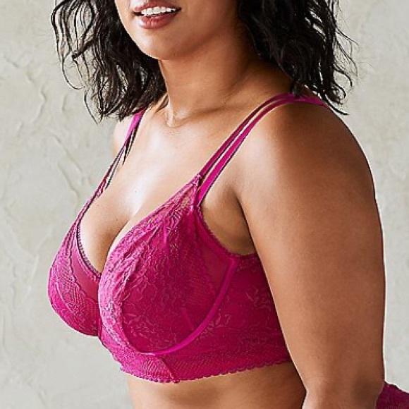 Torrid Fuchsia Underwire Bralette, Size 1X - Picture 4 of 5